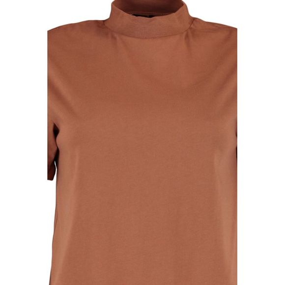 NWT Trendyol Women Regular Standing collar Knit T-Shirt - Picture 10 of 13